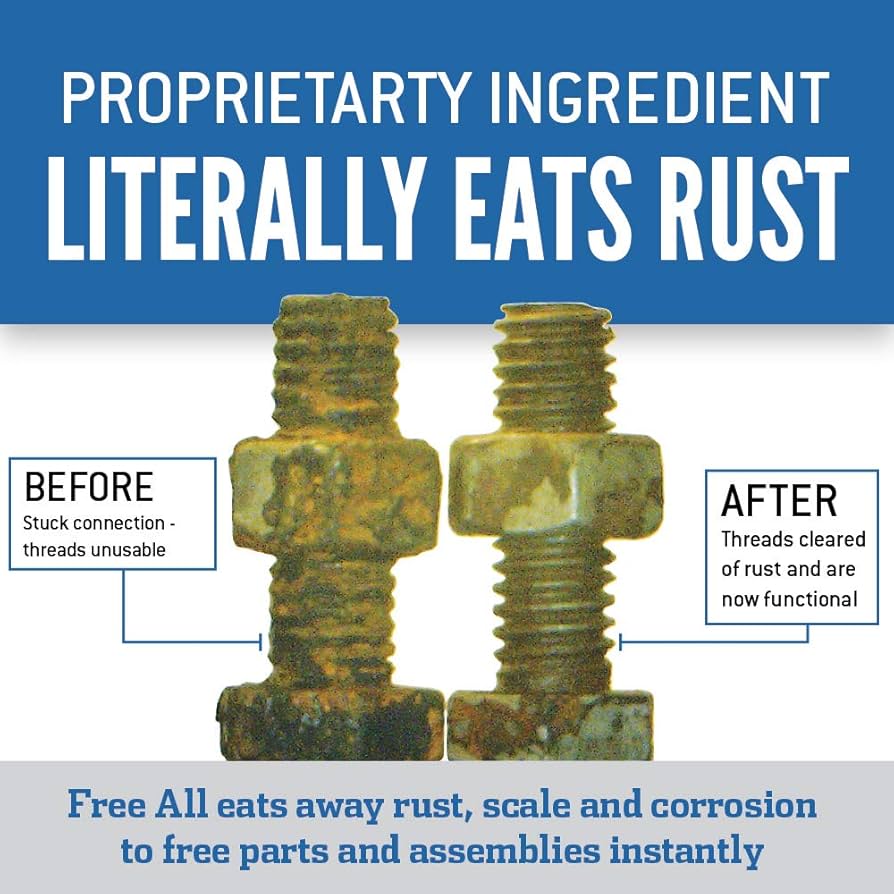 Amazon.com: Free All Rust Eater Deep Penetrating Oil, 1